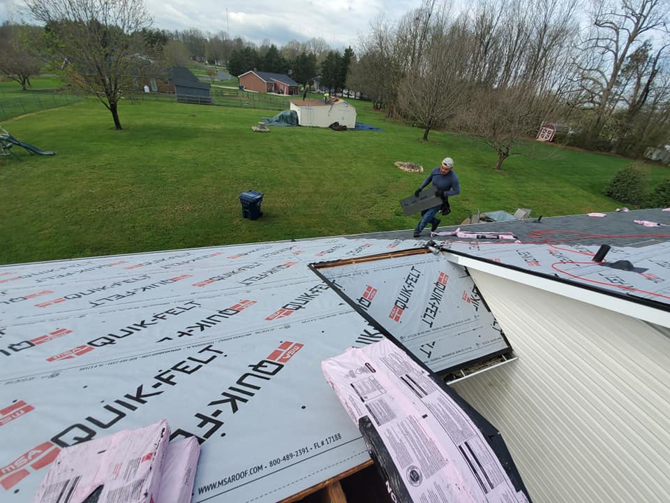 Armor Roofing roof replacement project